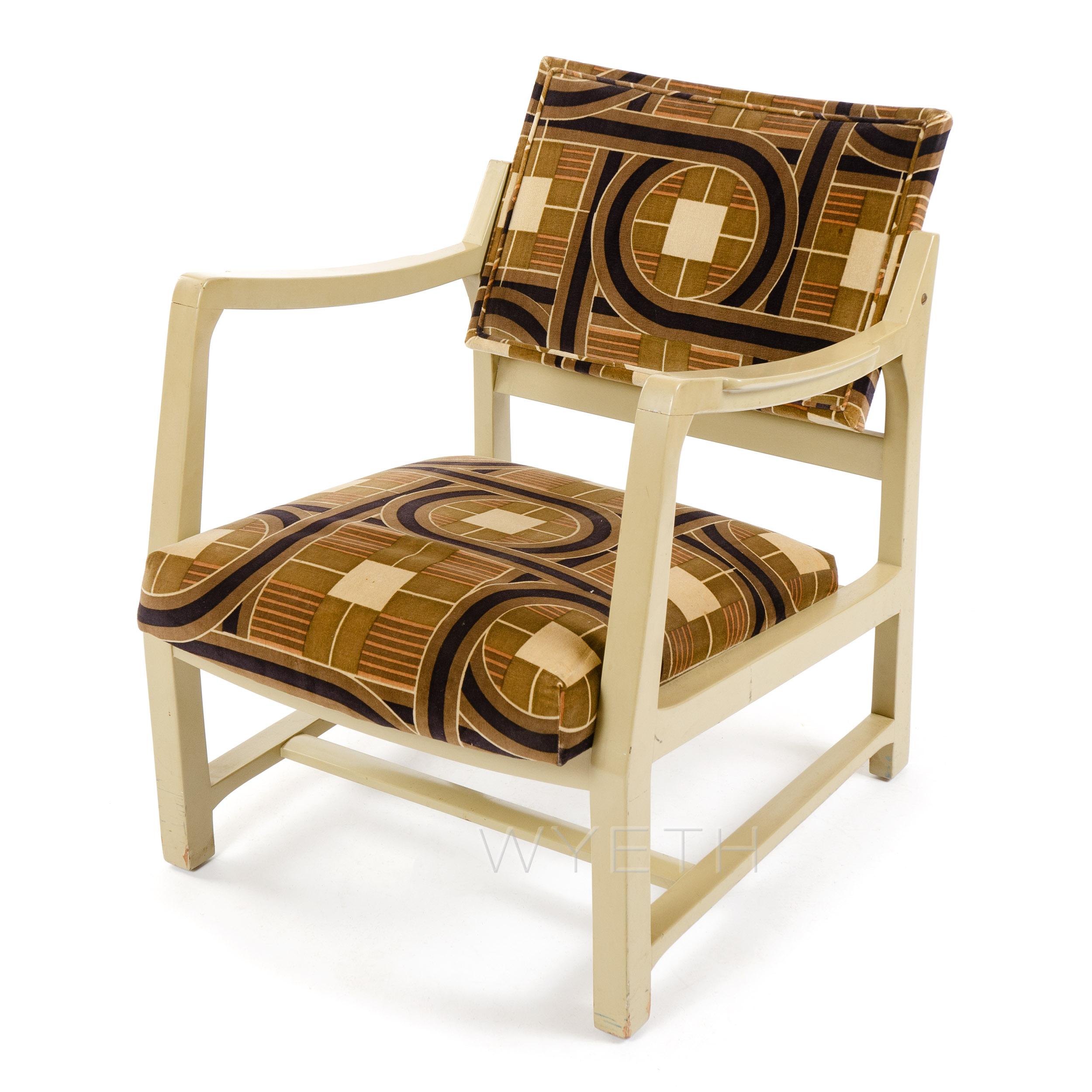 Silla de salón lacada de Edward Wormley para Dunbar, 1948 Moderno de mediados de siglo en venta