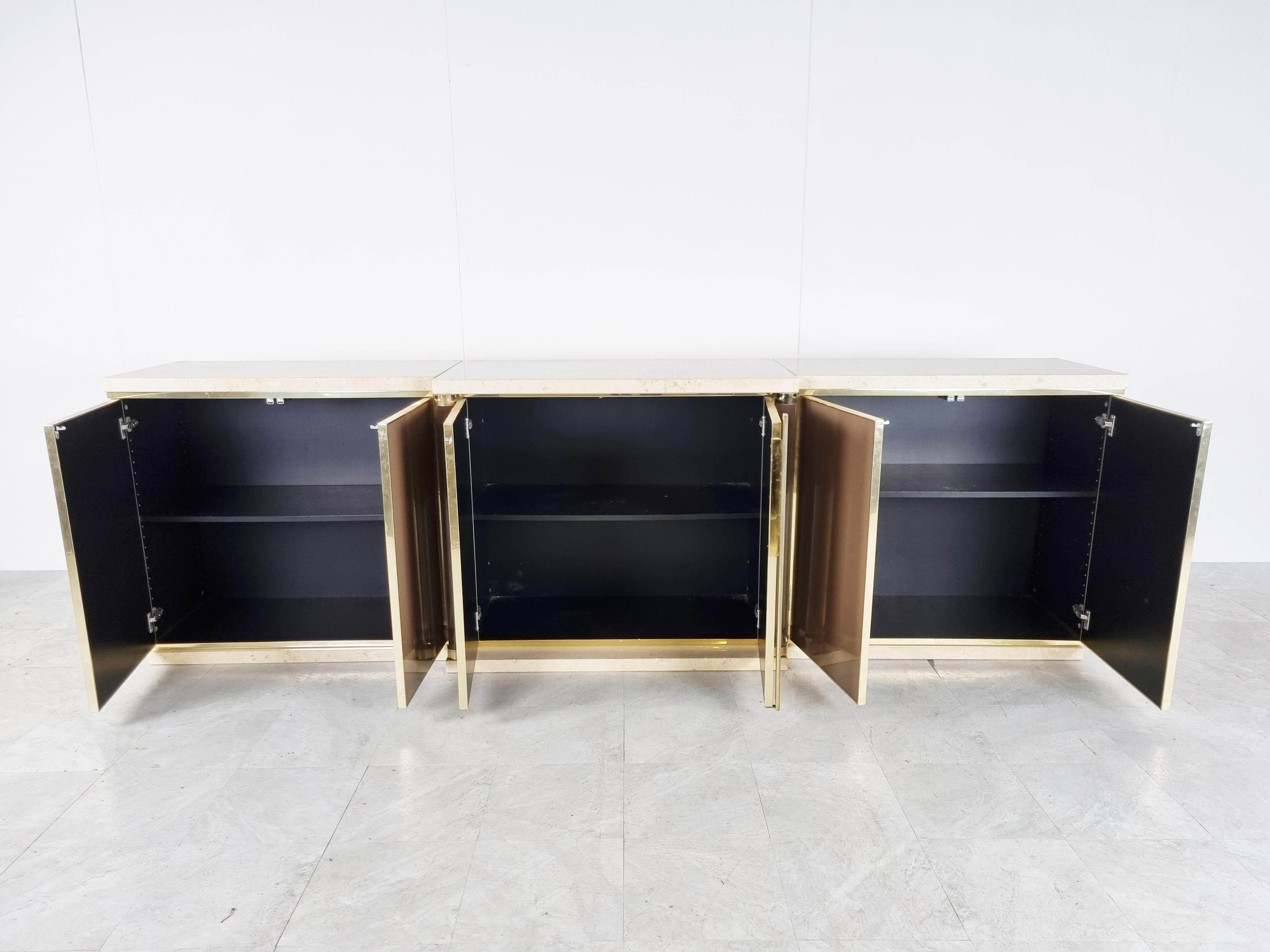 Late 20th Century Lacquered Maison Jansen Sideboard, 1970s