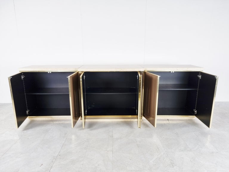 Late 20th Century Lacquered Maison Jansen Sideboard, 1970s For Sale