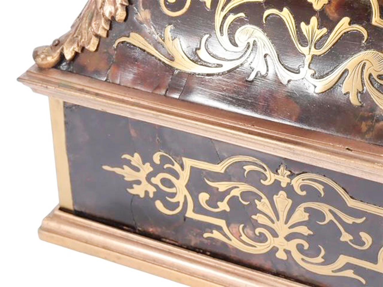 20th Century Lacquered Meiji Period Carved Wood Foo Dogs or Guardian Lions on Boulle Stands For Sale