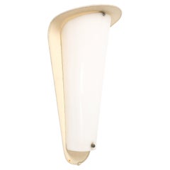 Lacquered Metal and Acrylic Tall Sconce, Italy, c. 1960