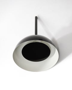 Lacquered Metal Chandelier by Franco Buzzi, Italy, c. 1960