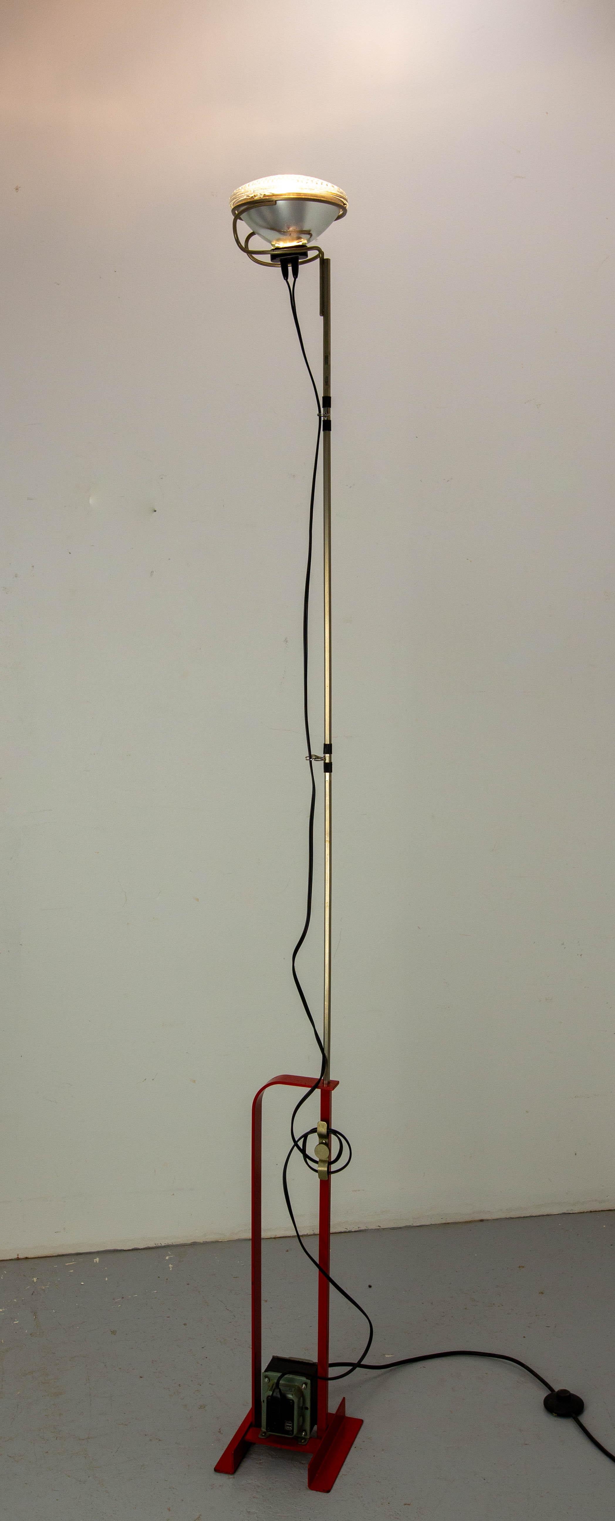 Lacquered Metal & Chrome Flos Toio Floor Lamp Vintage, French, circa 1960 2