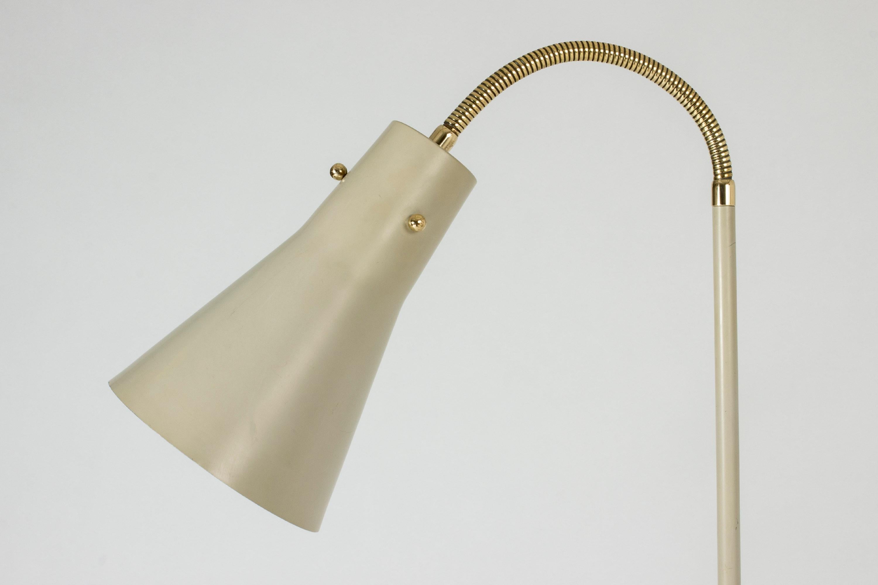 Lacquered Metal Floor Lamp by Lisa Johansson-Pape In Good Condition In Stockholm, SE