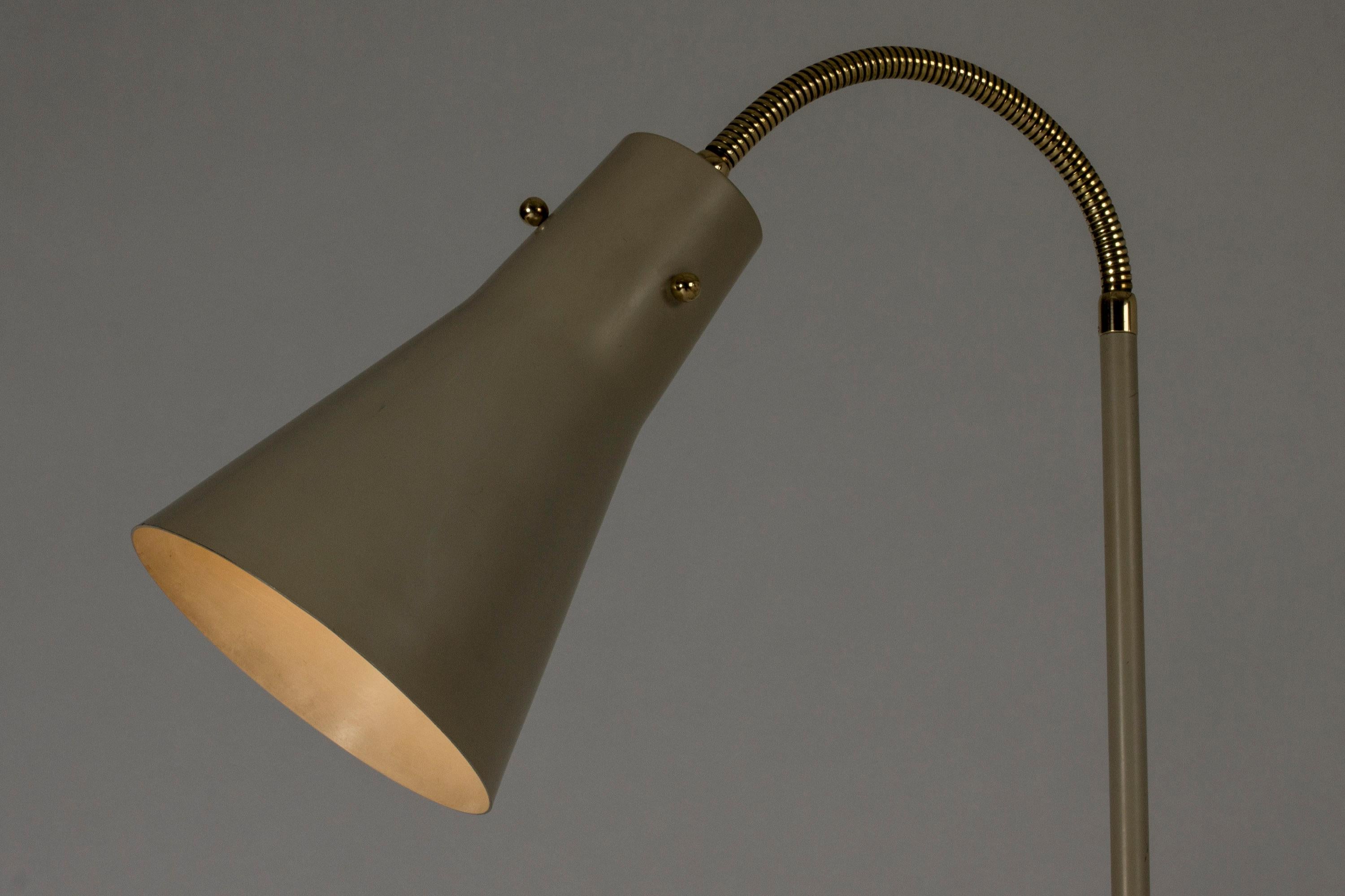 Mid-20th Century Lacquered Metal Floor Lamp by Lisa Johansson-Pape