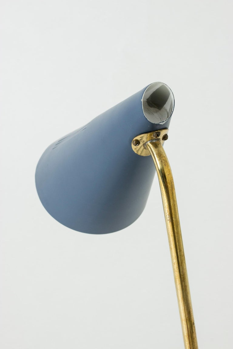 Lacquered Metal Table Lamp by Knud Joos for Lyfa, Denmark, 1950s For Sale 1