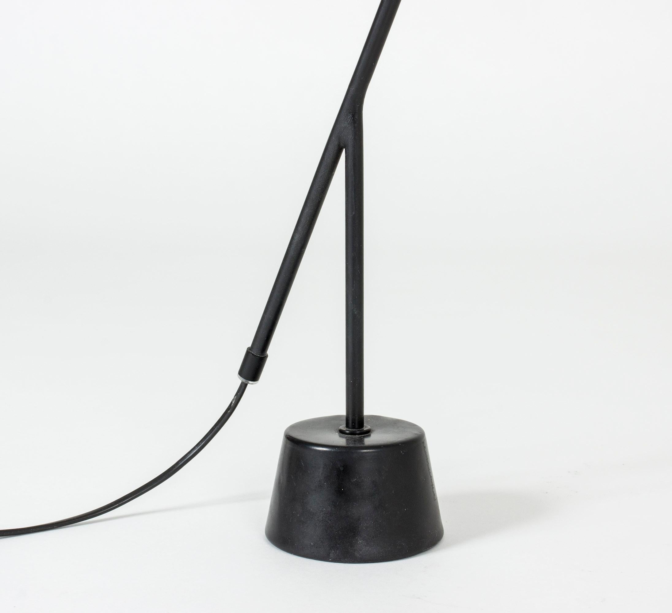 Mid-20th Century Lacquered Metal Table Lamp from Luco