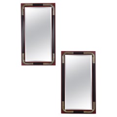 Lacquered Mid-Century Modern Wall Mirrors