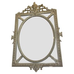 Miroir laqué style Louis XV époque Napoléon3