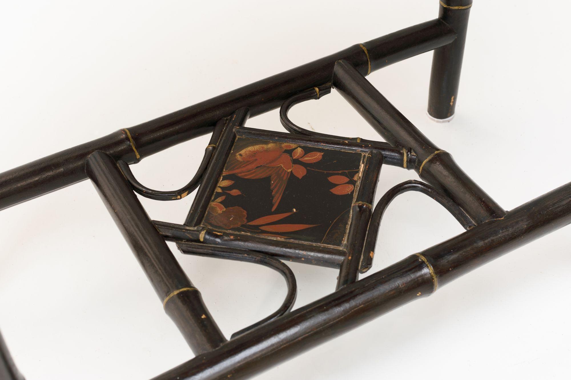Lacquered Occasional Card Table For Sale 3