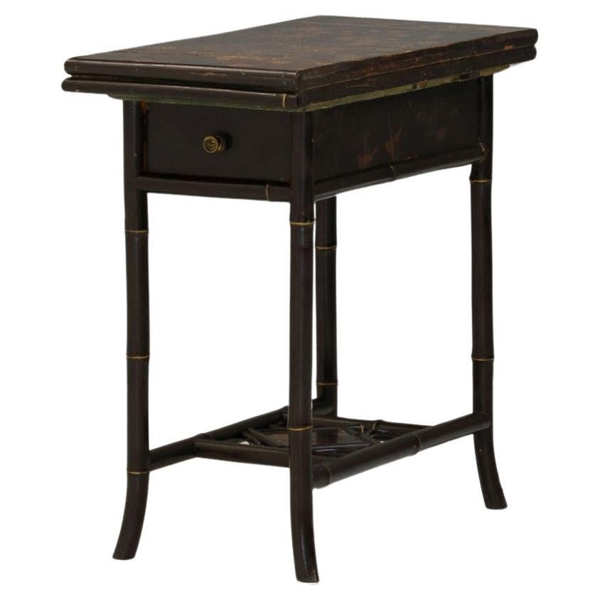 Lacquered Occasional Card Table