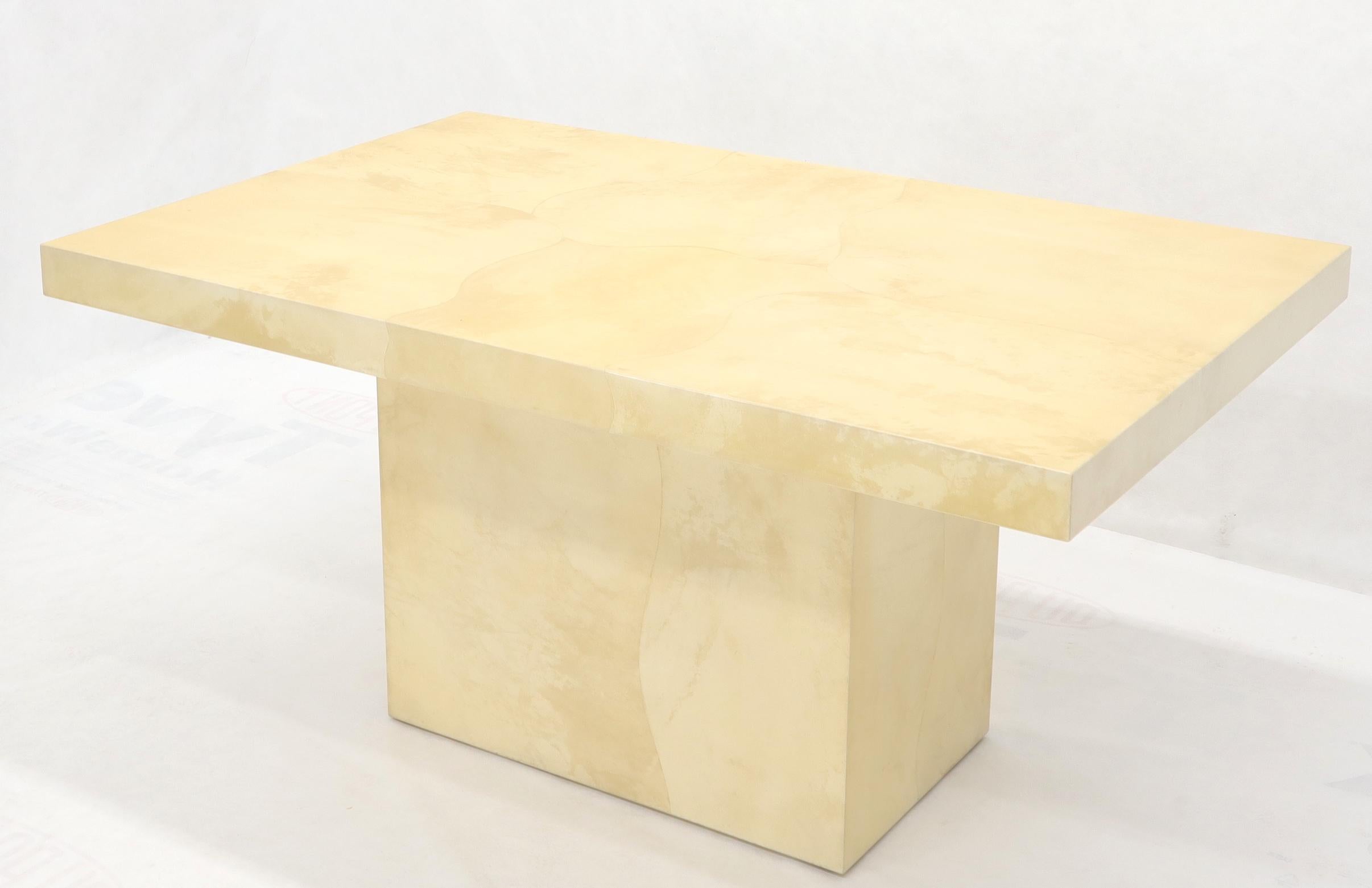 parchment table