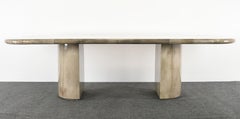 Dining Table in the manner of Karl Springer, 1980s