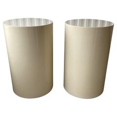 Lacquered Paul Mayen for Intrex Habitat Pedestal - a Pair