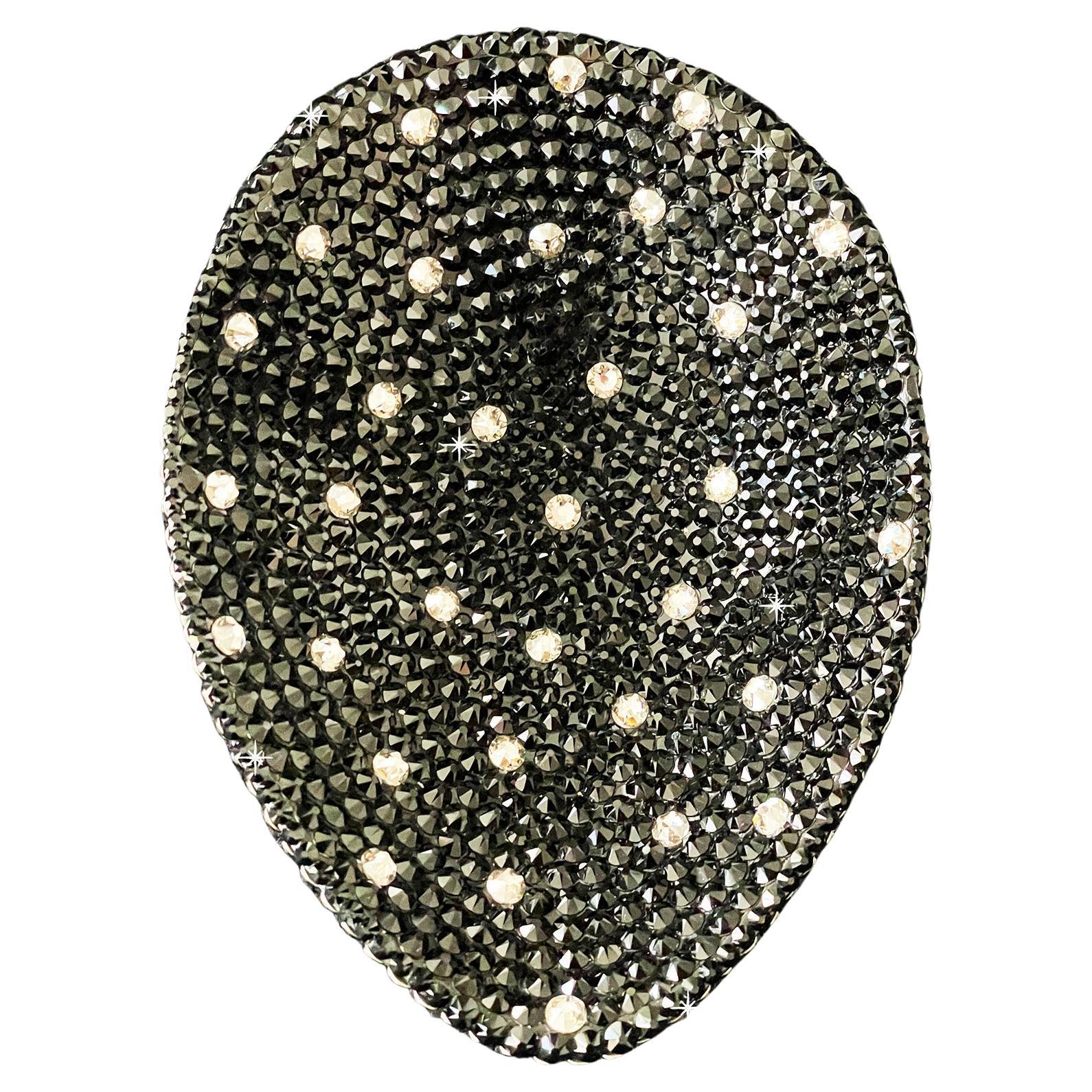 Lacquered Paved Teardrop Dish For Sale