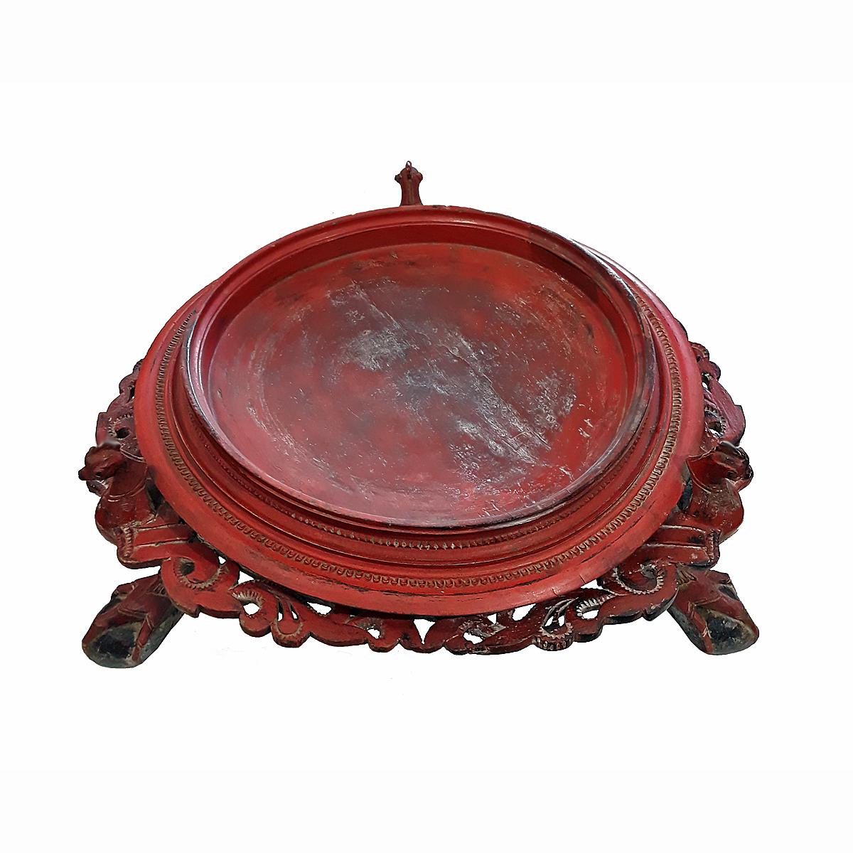 pedestal tray stand