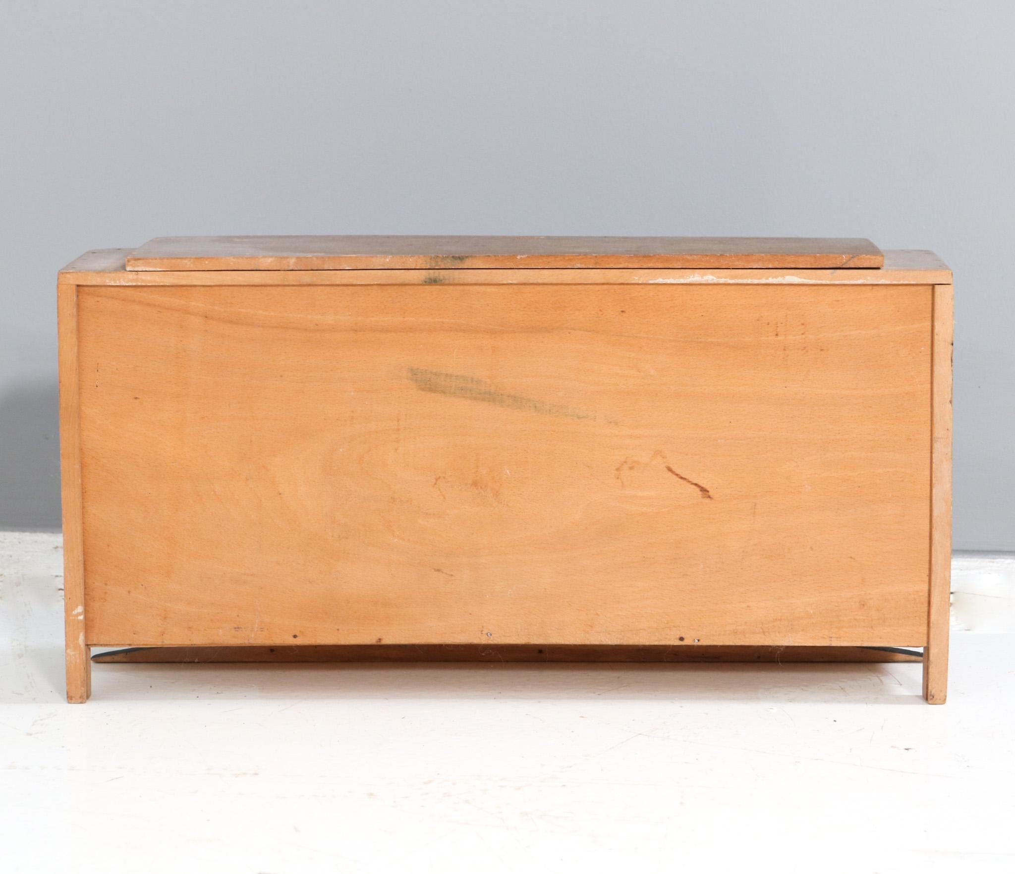 Lacquered Plywood Art Deco Modernist Children's Furniture Credenza, 1930s For Sale 1