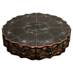 Lacquered Scalloped Box