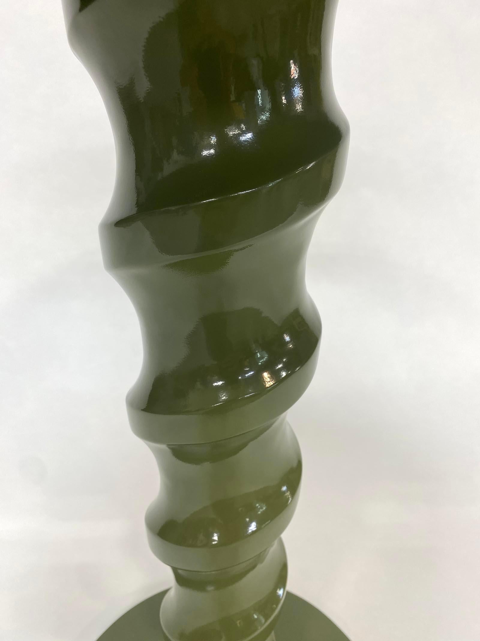 Contemporary Lacquered Screw Table by Dos Gallos Studio For Sale