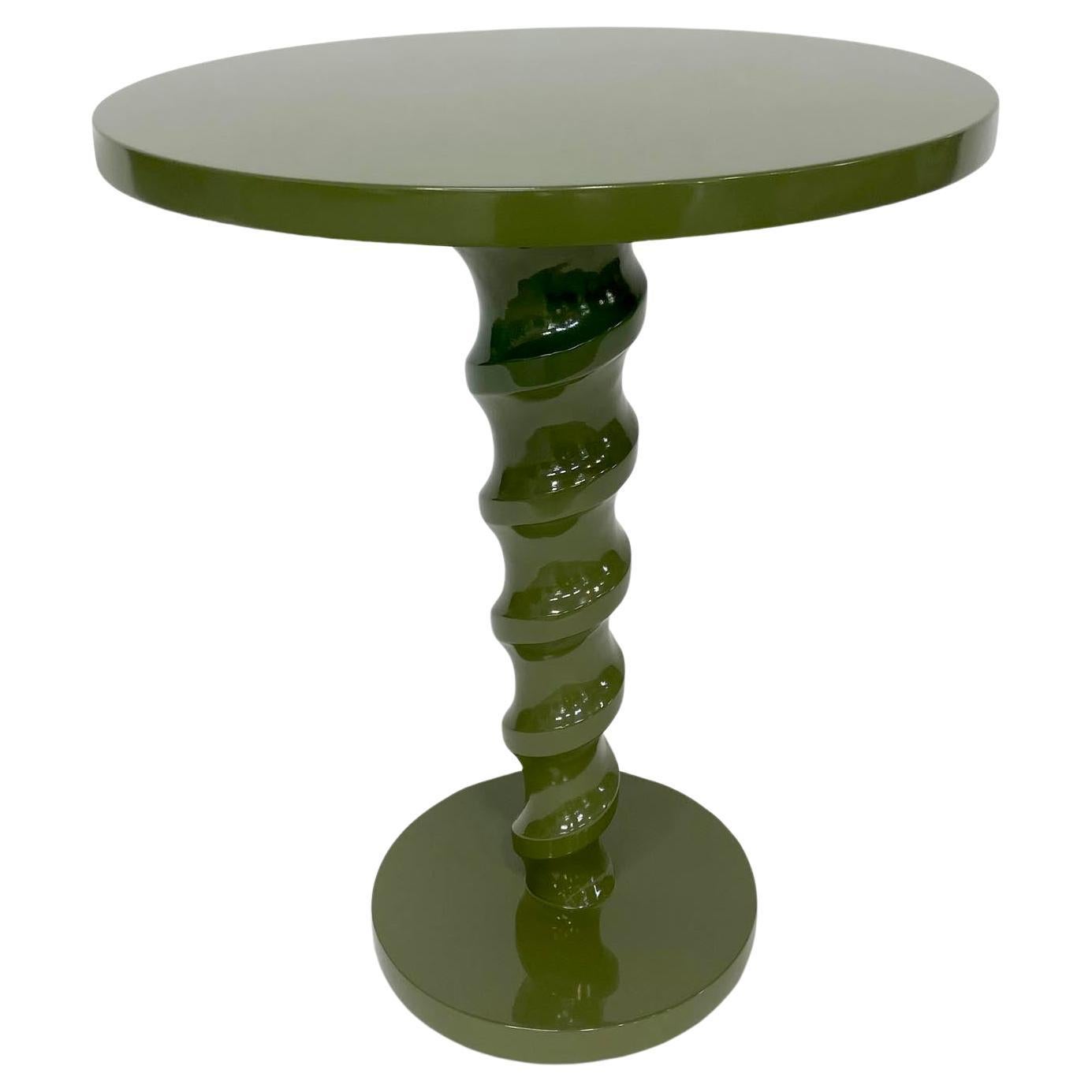 Lacquered Screw Table by Dos Gallos Studio For Sale