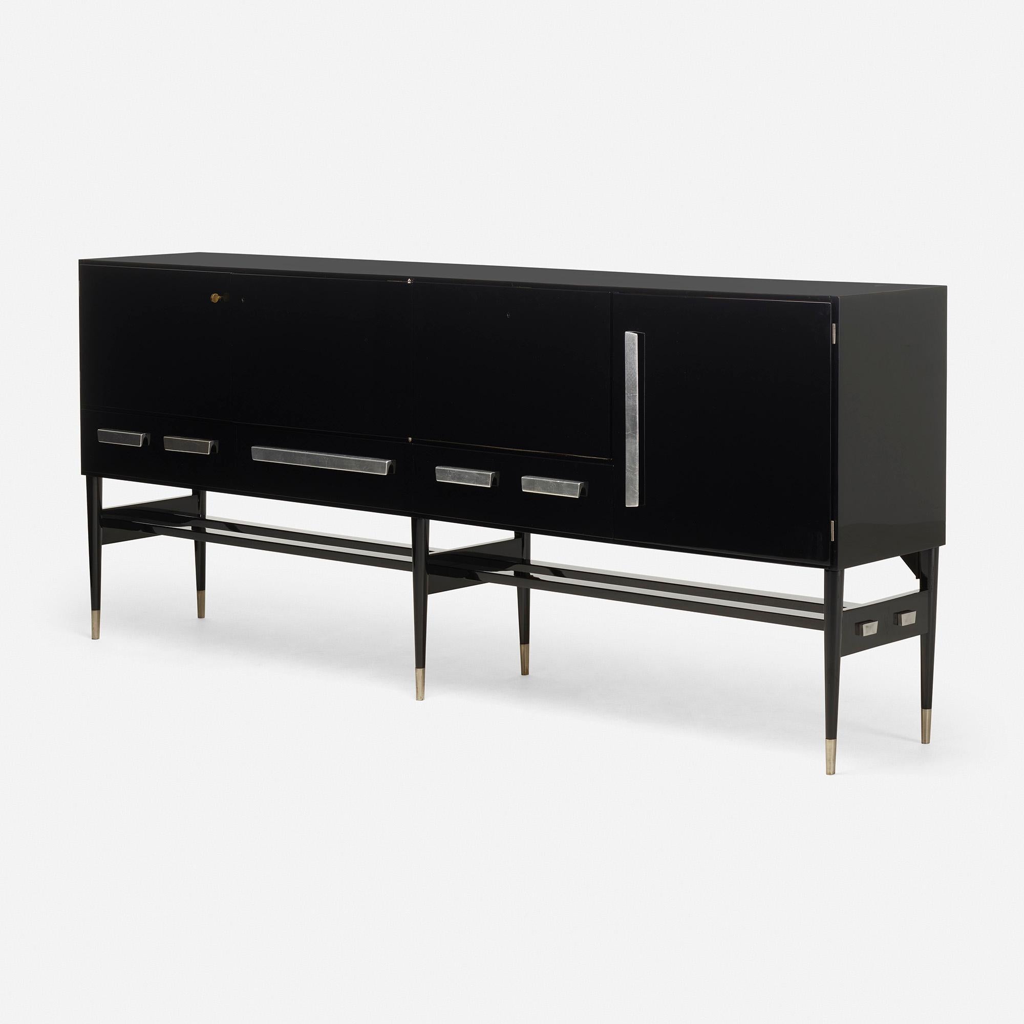 German Lacquered Sideboard by Berner Huwil