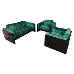 Sofá y sillones lacados de Kazuhide Takahama para Simon International Años 70