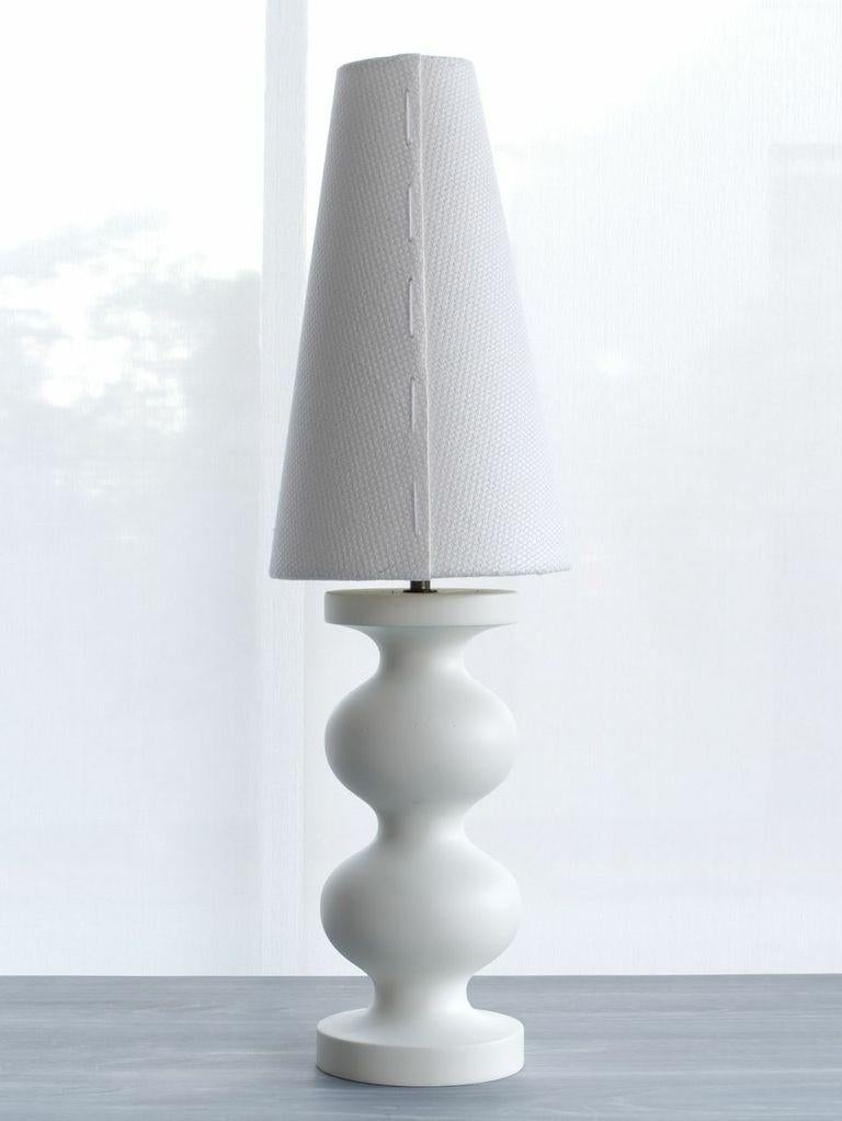 Australian Double Frank Table Lamp by Wende Reid , Organic, Classically Modern, Sculptural  For Sale