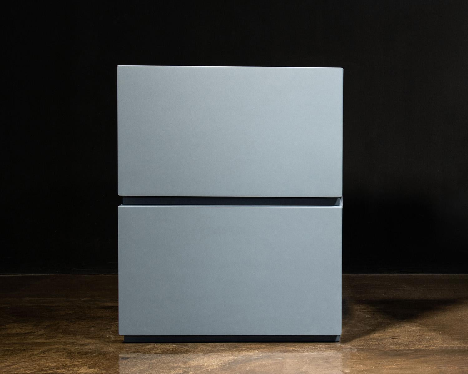 Lacquered Solid Wood Modern Minimal Modular Drawers from Costantini, Baccello In New Condition For Sale In New York, NY
