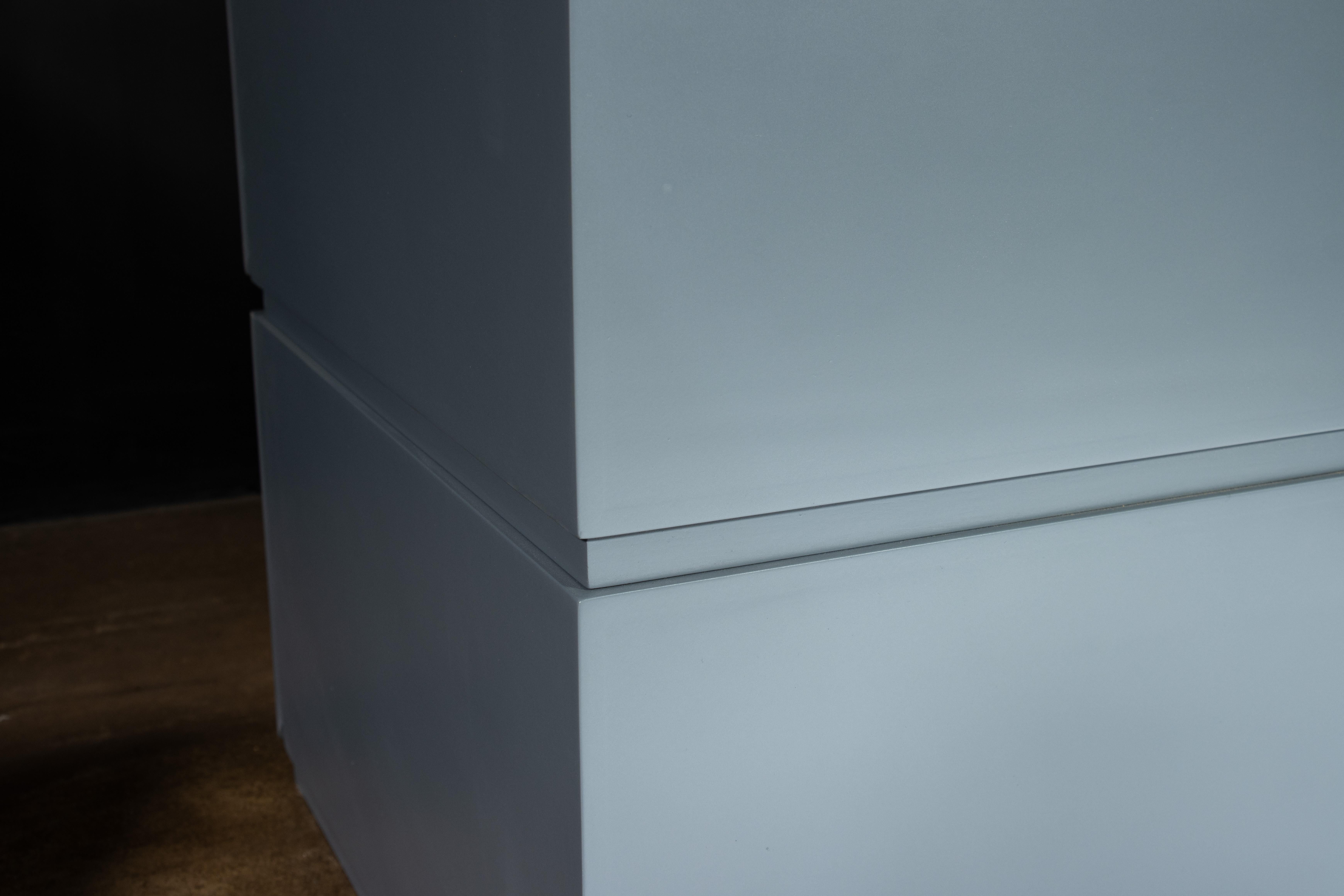 Lacquered Solid Wood Modern Minimal Modular Drawers from Costantini, Baccello For Sale 2