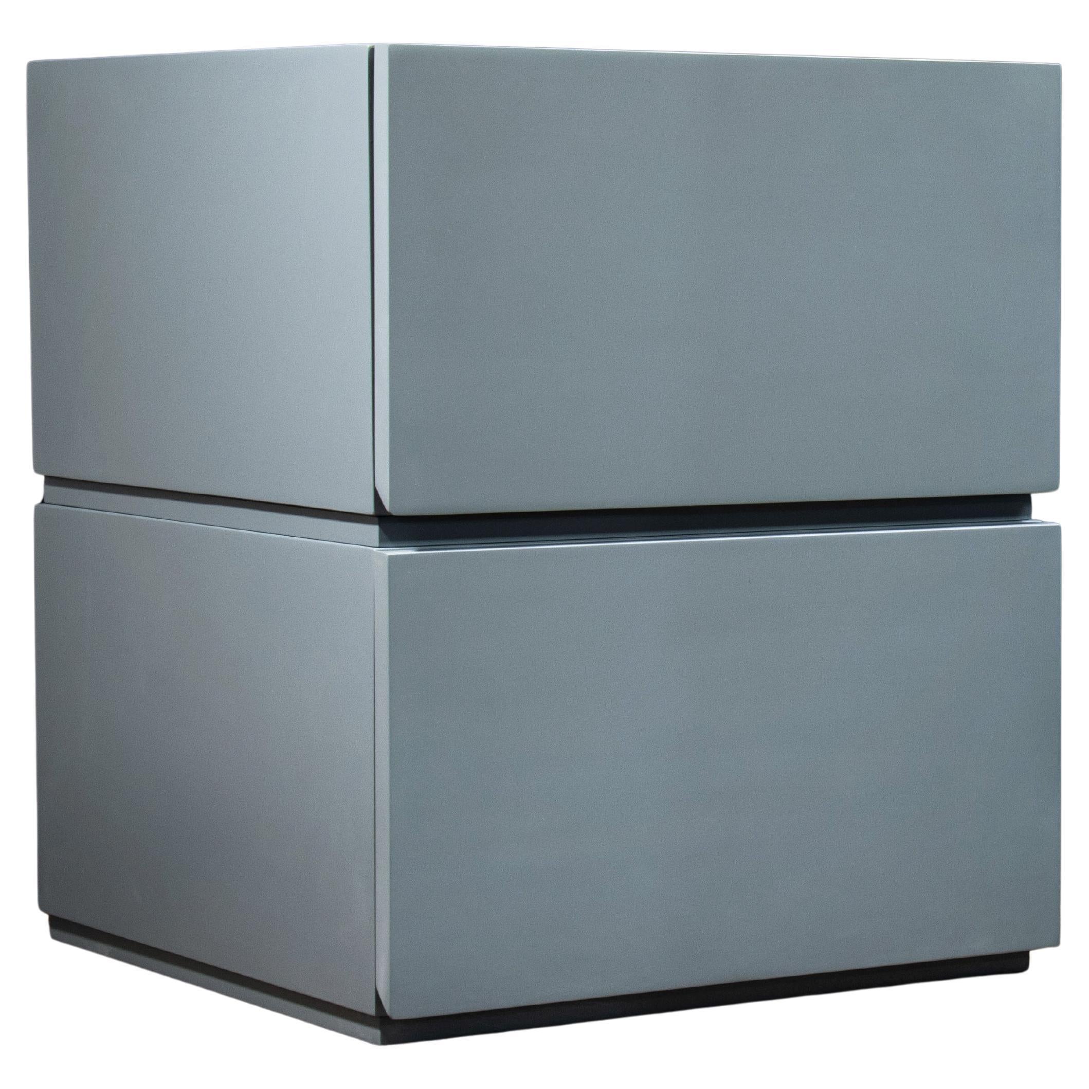 Lacquered Solid Wood Modern Minimal Modular Drawers from Costantini, Baccello For Sale