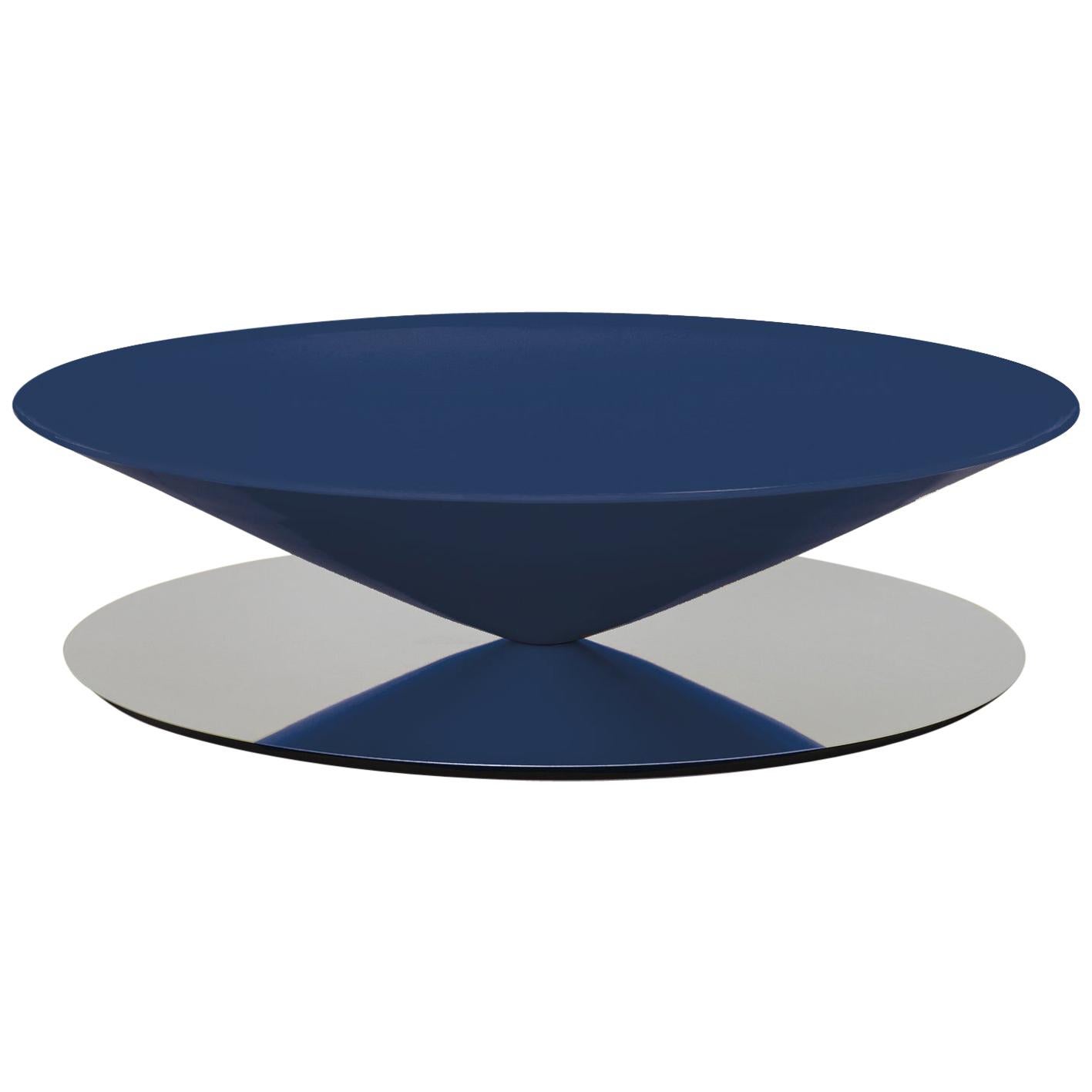 Lacquered Steel "Float" Coffee Table, Luca Nichetto