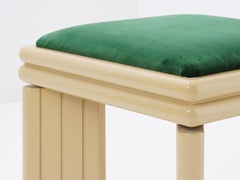 Lacquered Stool, 1980s