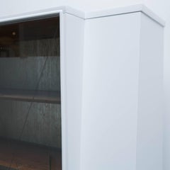 Raymond Loewy For Mengel Furniture Lacquered Walnut Display Cabinet