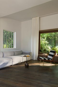 Lackierter Beistelltisch aus Nussbaumholz mit runder Platte Lato Ln8, für &Tradition von Luca Nichetto