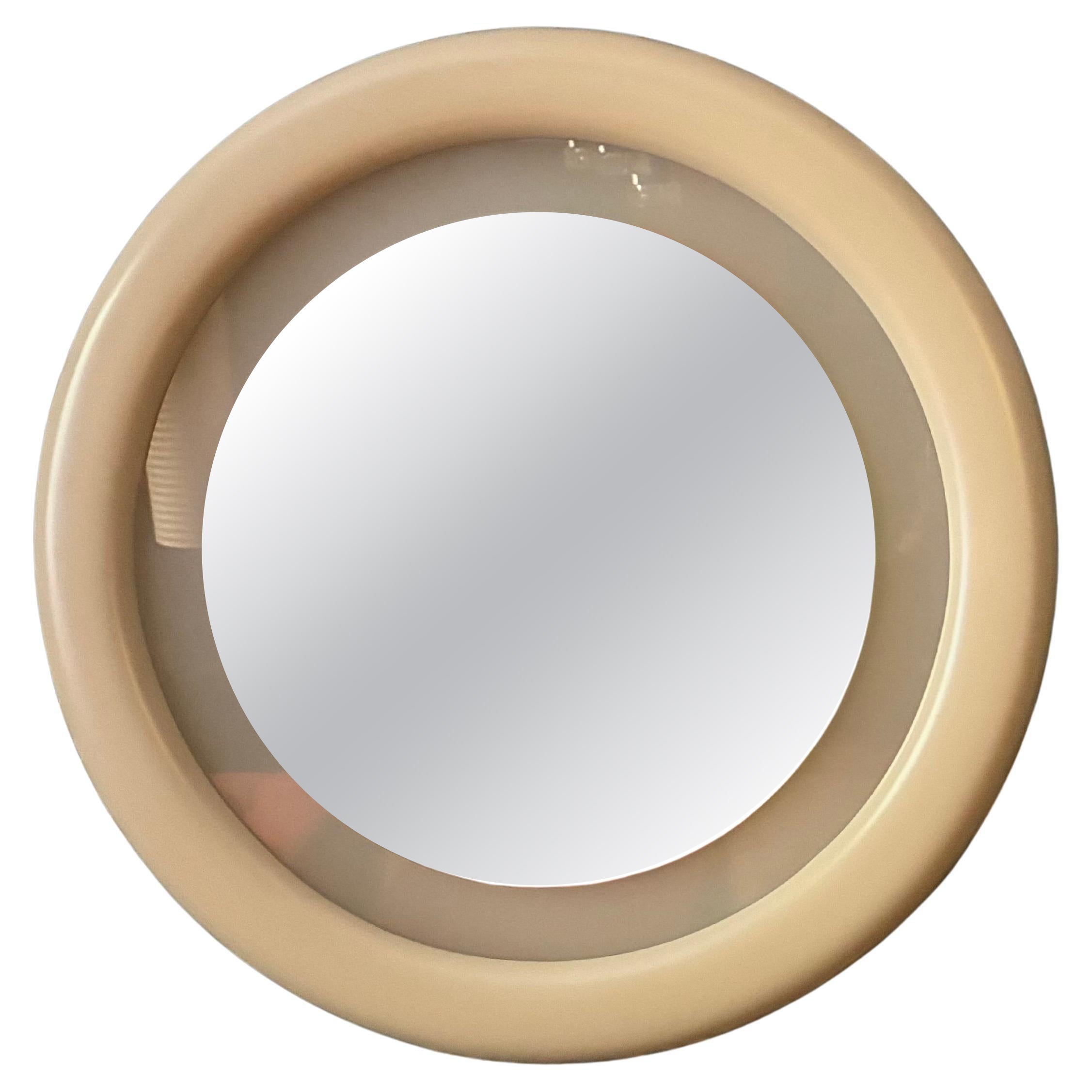 Lackiertes Wood Backlit Spiegel im Angebot