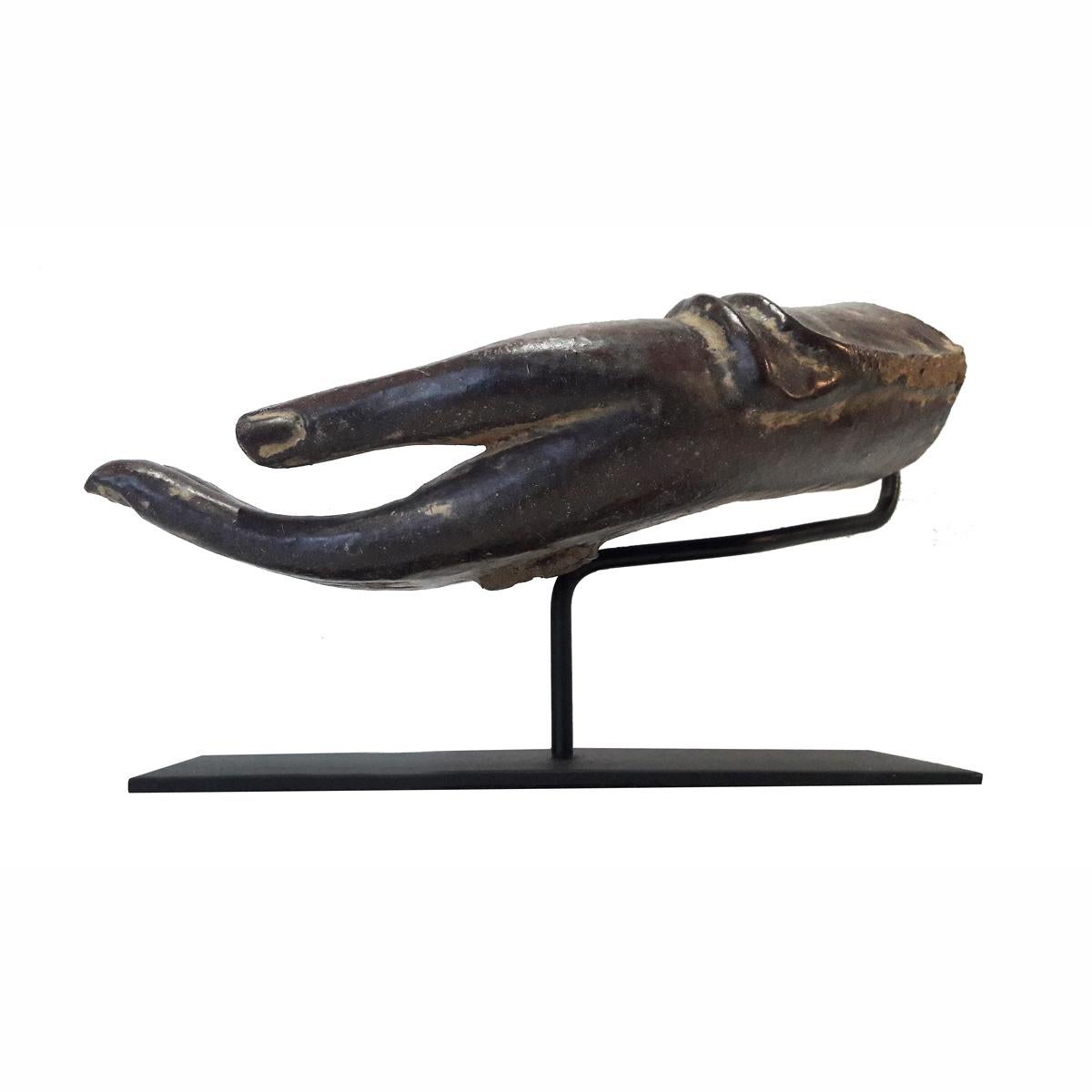 Other Lacquered Wood Buddha Hand, Early 20th Century