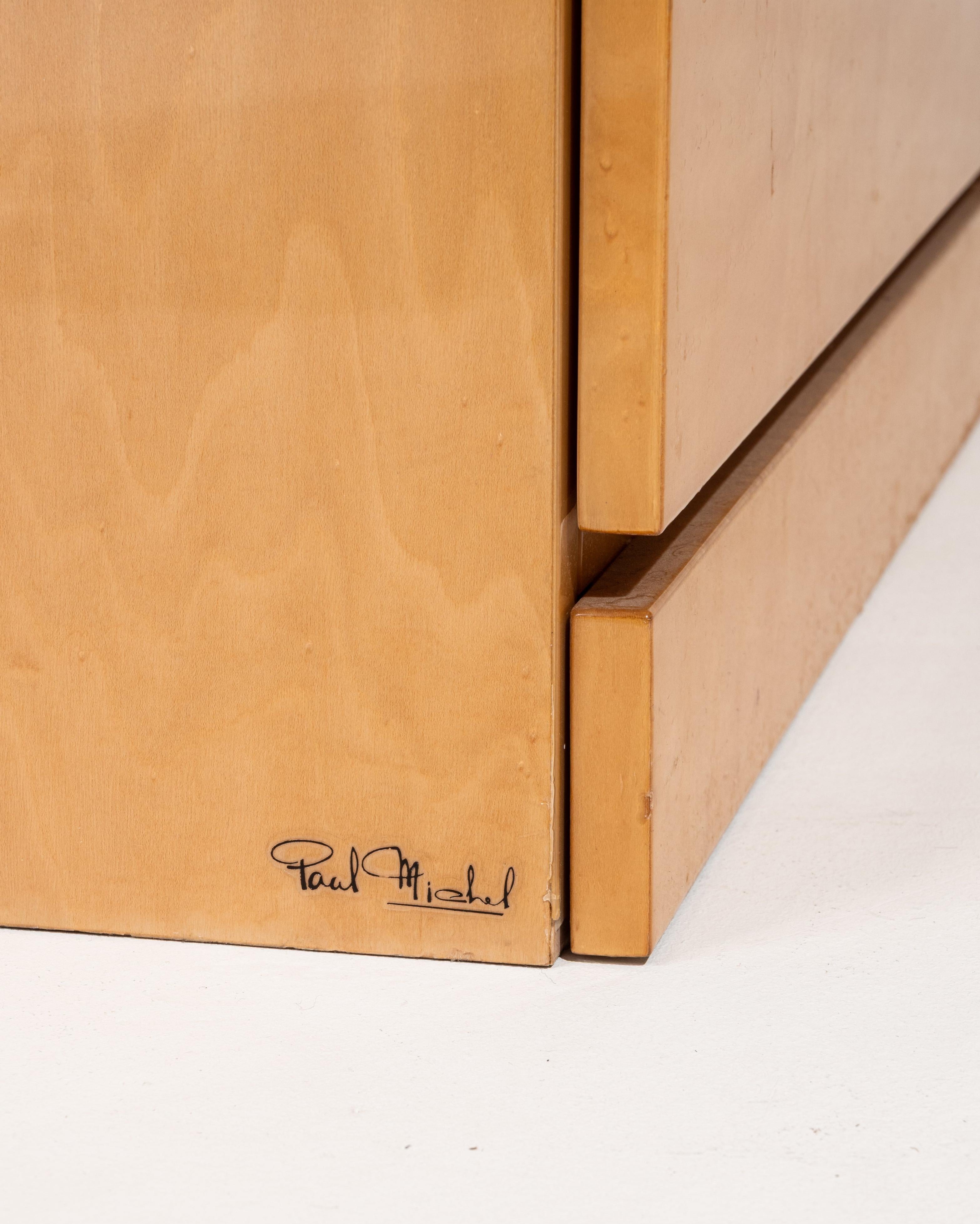 Lacquered wood chest of drawers, 1970s For Sale 2