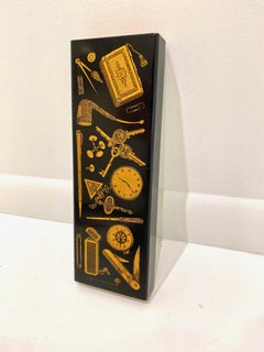 Lacquered Wood 'Instruments' Box Transfer Lithograph by Piero Fornasetti