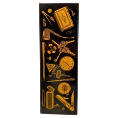 Lacquered Wood 'Instruments' Box Transfer Lithograph by Piero Fornasetti