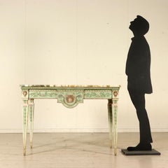Lacquered Wood Louis XVI Console, Italy, 18th Century