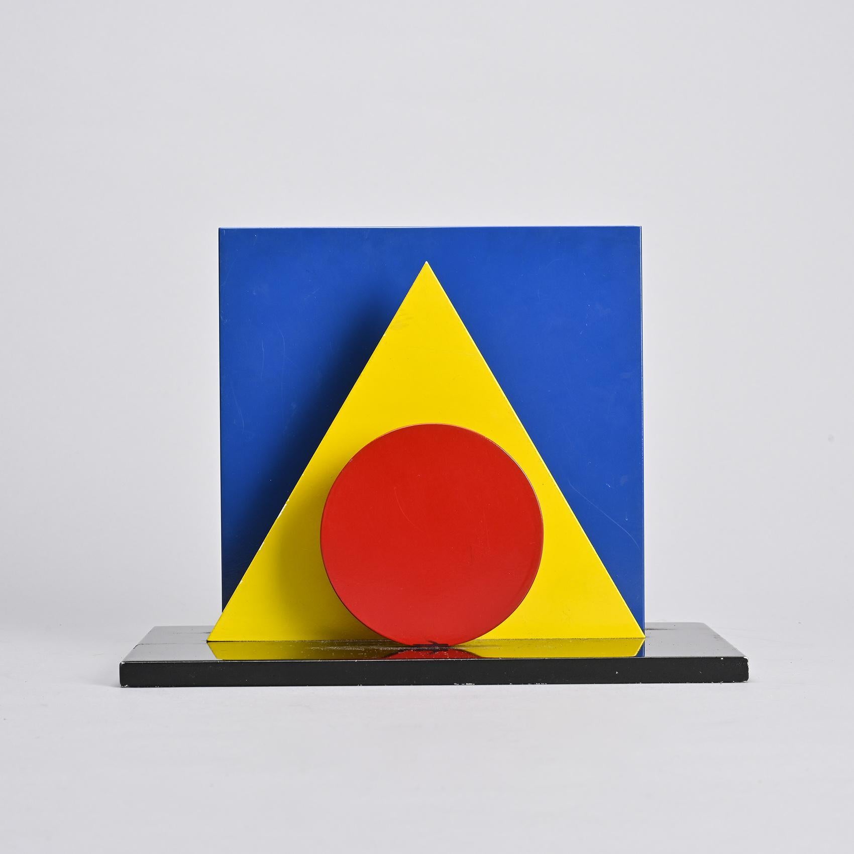 Postmoderno Scultura in legno laccato di Robert Jean Chapuis, Splash 1980 in vendita