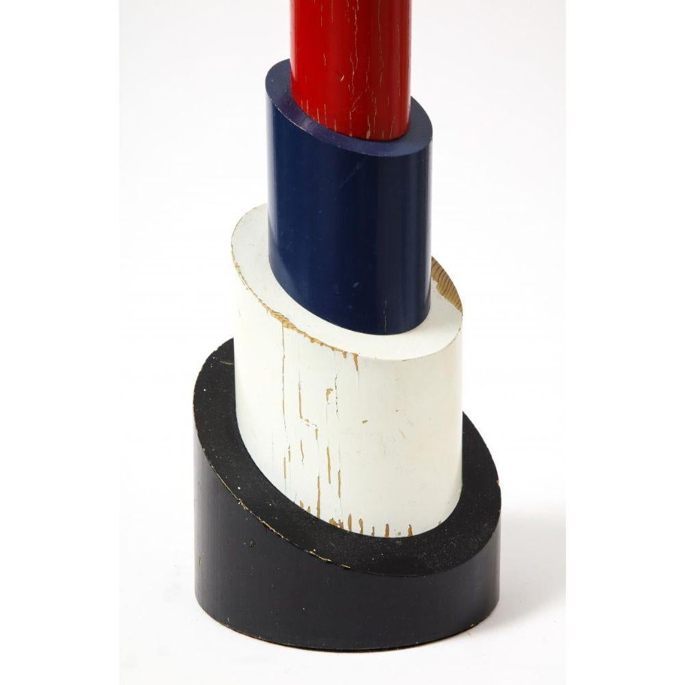 Lacquered Wood Table Lamp, circa 1960 For Sale 6
