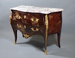Lacquered Wooden Commode In The Chinese Style