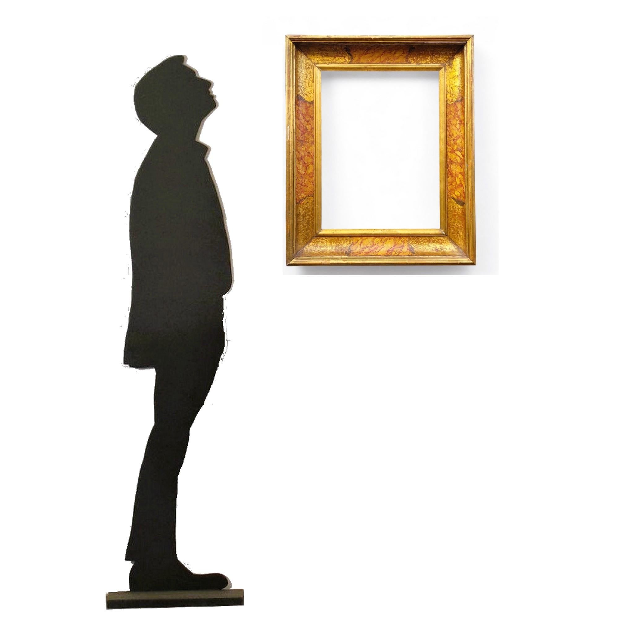 Lacquered Wooden Frame In The Style Of The 17th Century, Italy, Late 19th/early For Sale 7