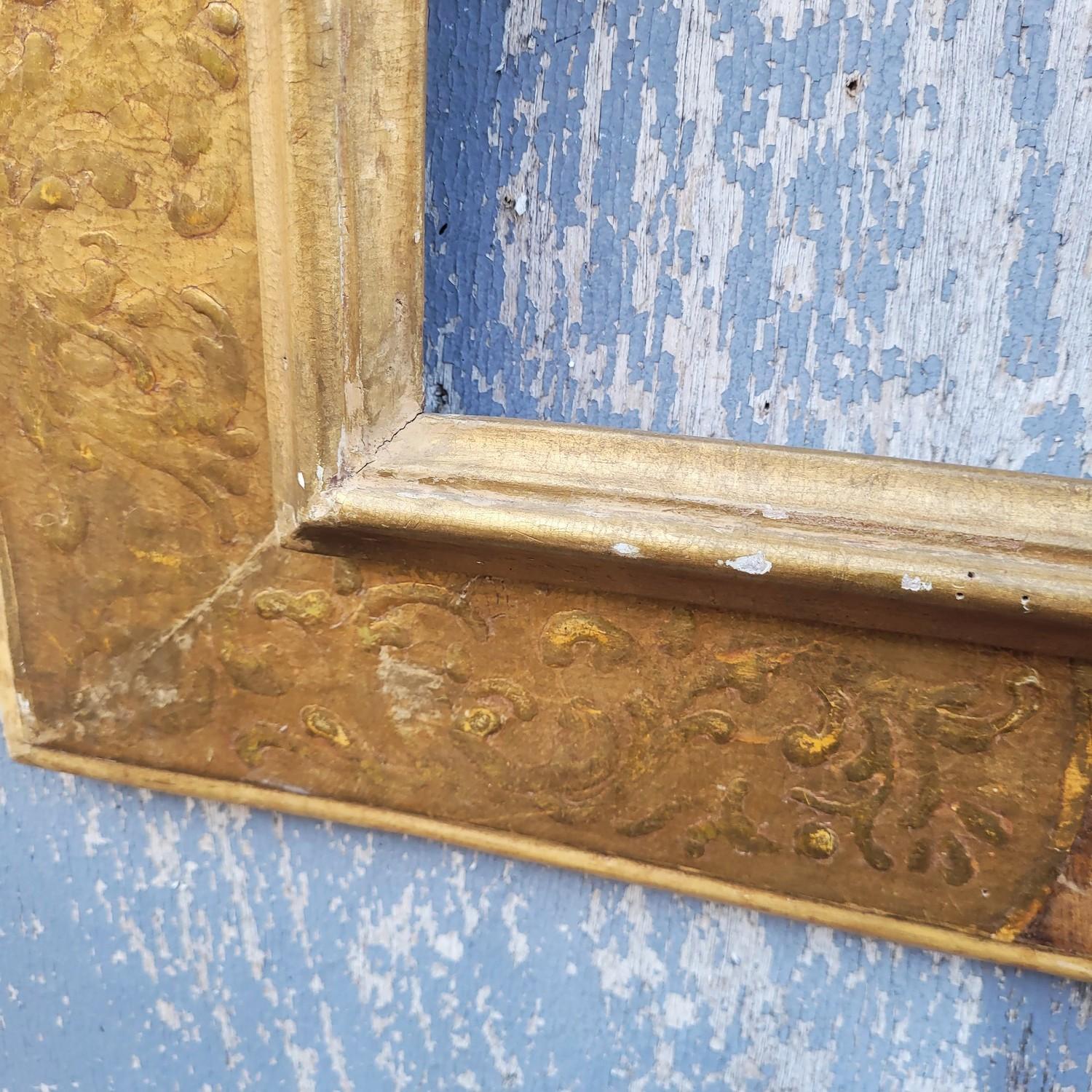 Lacquered Wooden Frame In The Style Of The 17th Century, Italy, Late 19th/early For Sale 7