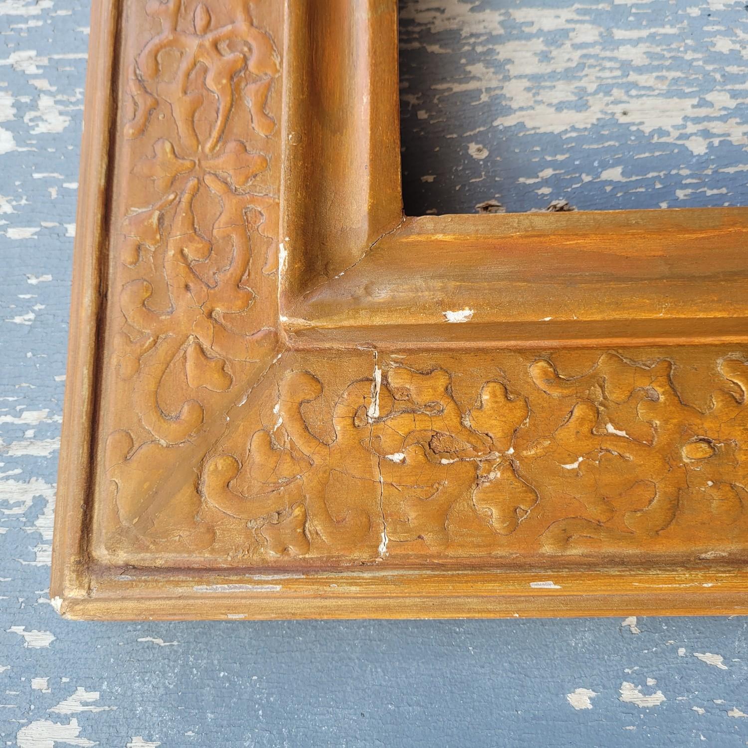 Italian Lacquered Wooden Frame In The Style Of The 17th Century, Italy, Late 19th/early For Sale