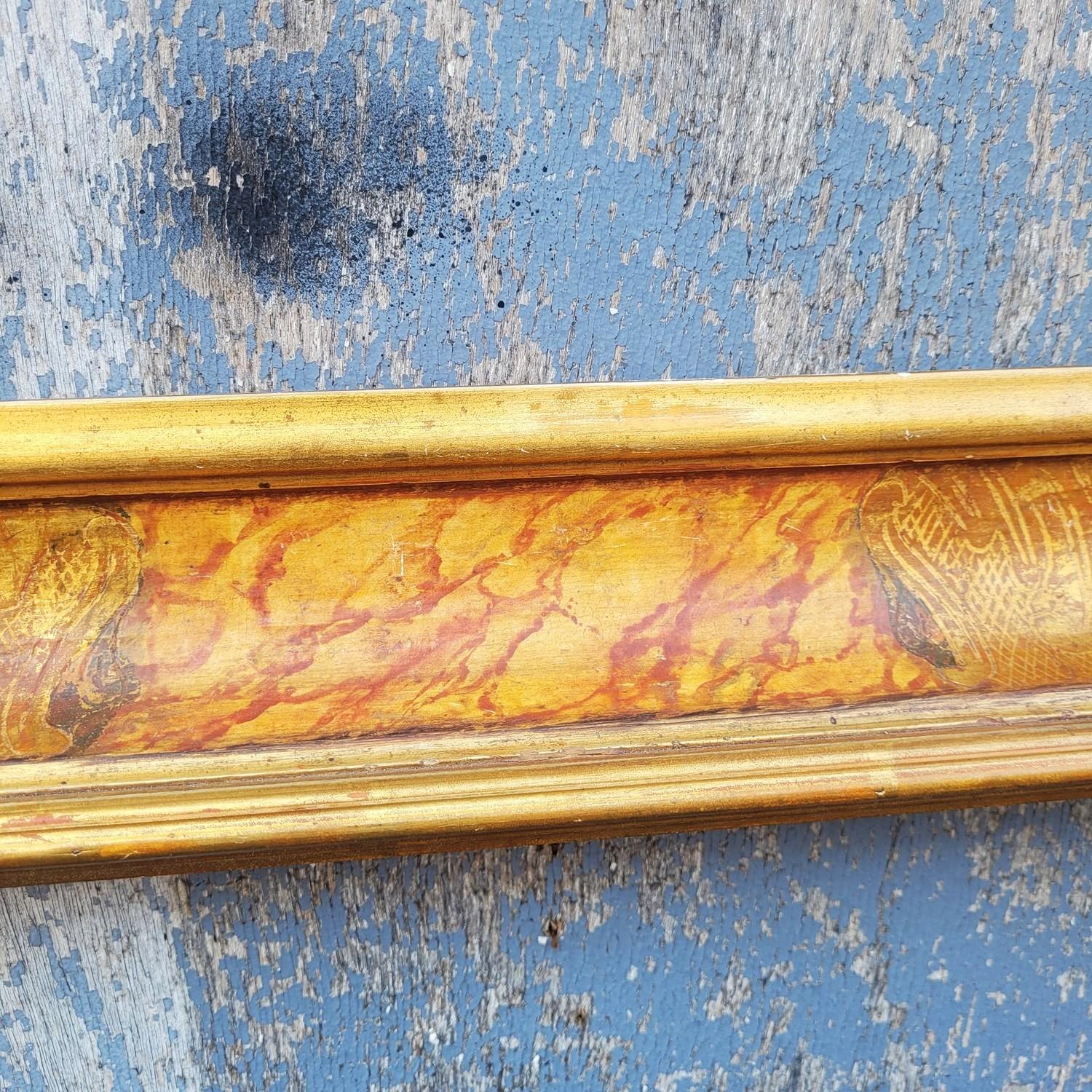 Italian Lacquered Wooden Frame In The Style Of The 17th Century, Italy, Late 19th/early For Sale