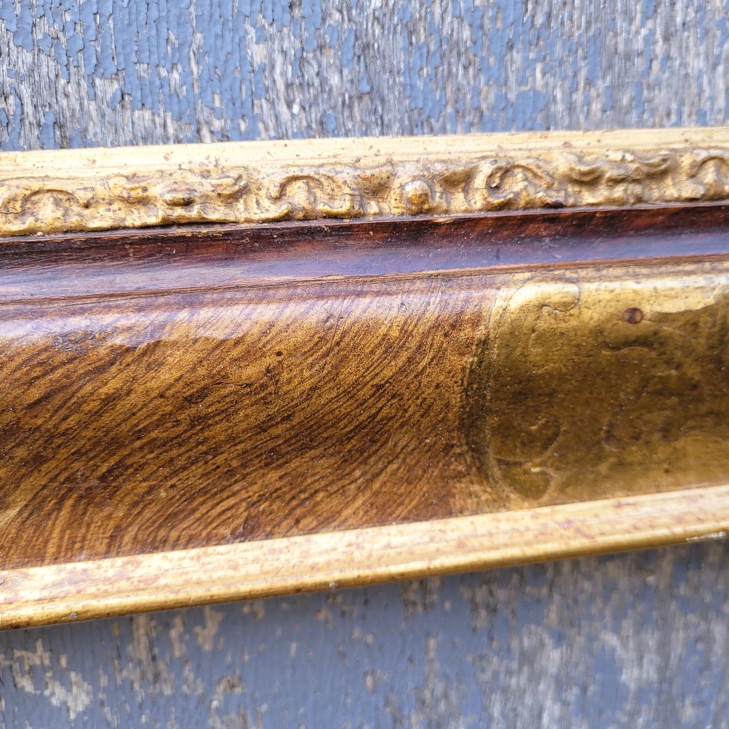 Italian Lacquered Wooden Frame In The Style Of The 17th Century, Italy, Late 19th/early For Sale