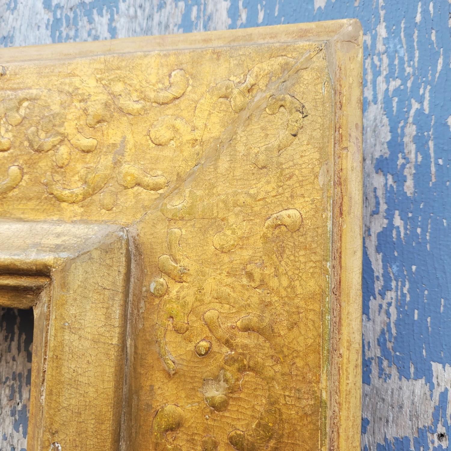 19th Century Lacquered Wooden Frame In The Style Of The 17th Century, Italy, Late 19th/early For Sale