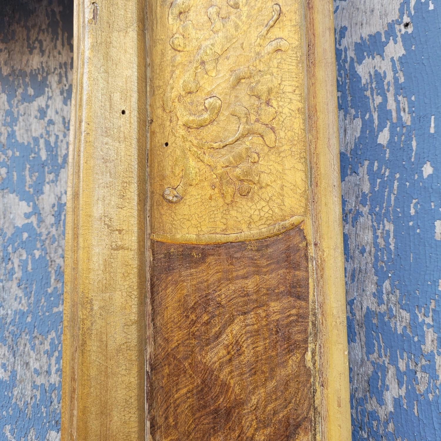 Softwood Lacquered Wooden Frame In The Style Of The 17th Century, Italy, Late 19th/early For Sale